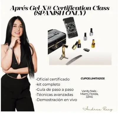Master the art of Gel X nails in a premium salon environment. educador de apres gel -x